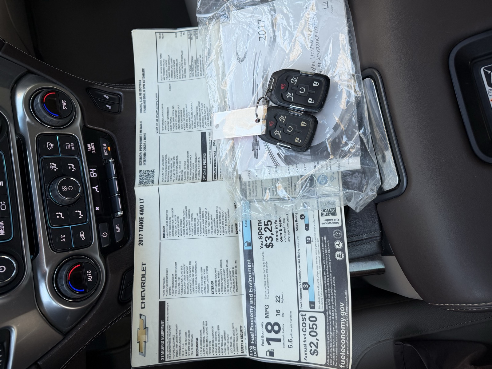 2017 Chevrolet Tahoe LT 4x4 photo 12